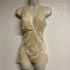Elegant Cream Body Shaper Bodysuit
